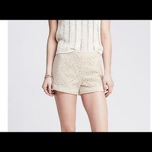 Banana Republic lace Shorts NWOT